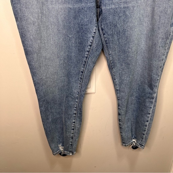 Abercrombie & Fitch The Super Skinny High Rise Ankle Distressed Jeans Size 24 - Picture 4 of 13